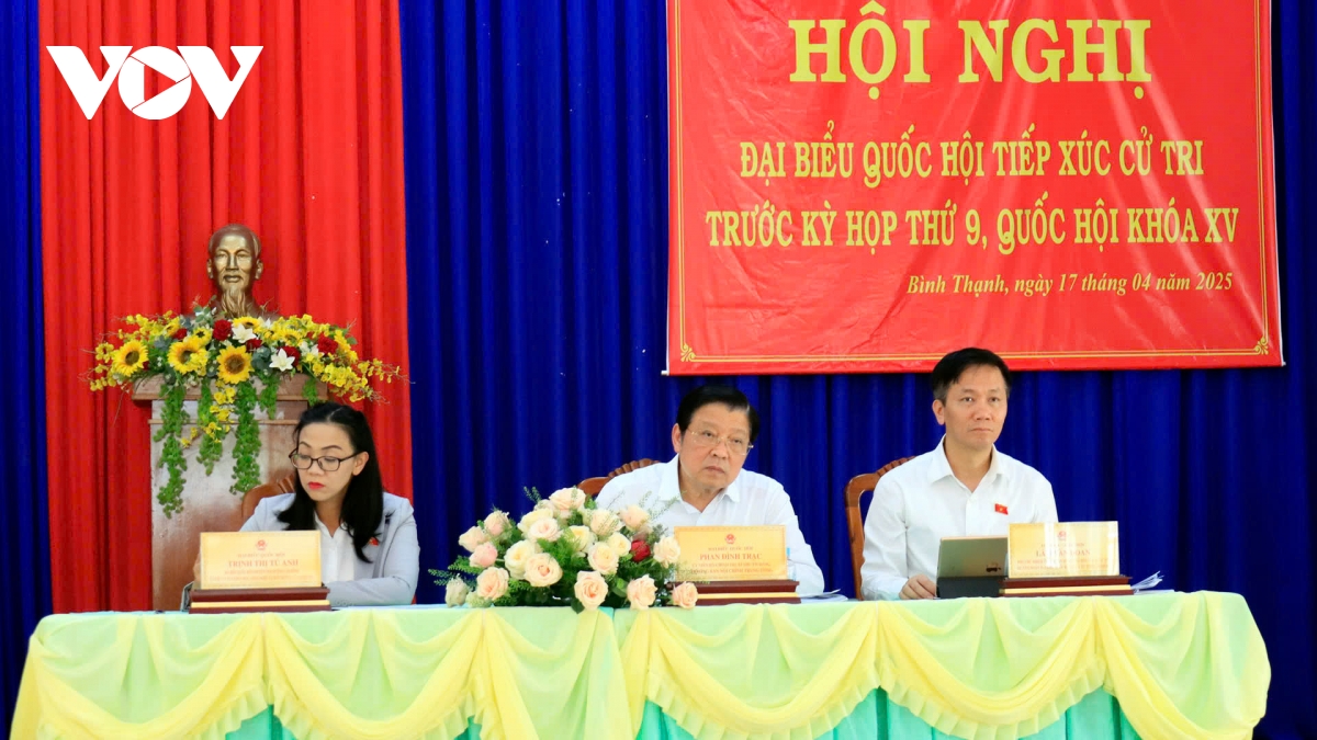 Ông Phan Đình Trạc tiếp xúc cử tri tại Lâm Đồng